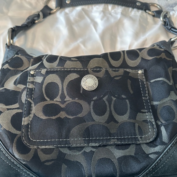Coach Black Monogram Purse - Picture 3 of 7